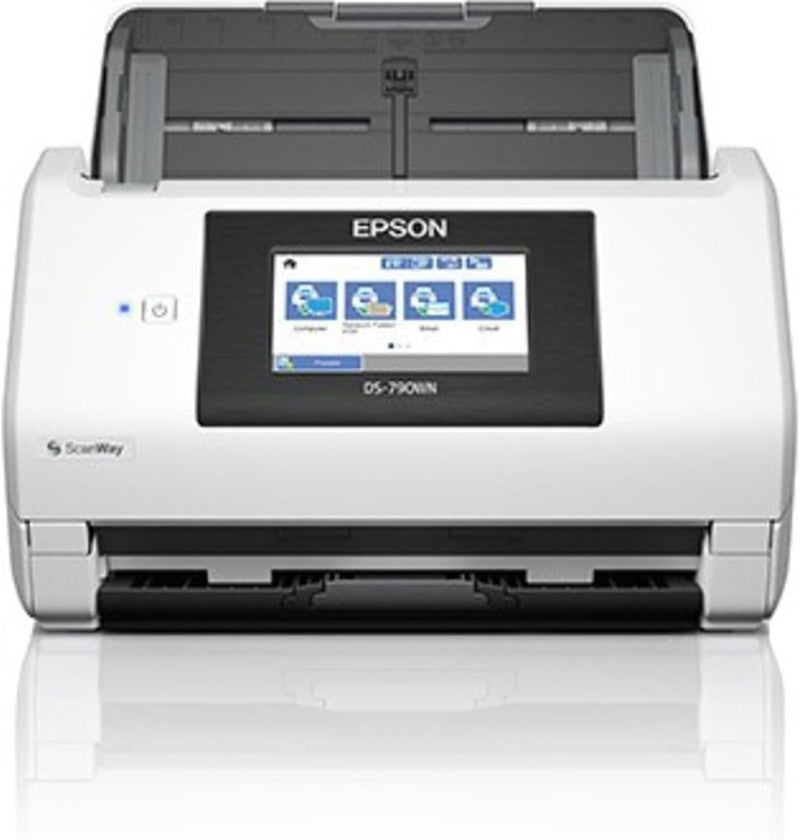 Epson DS-790WN Wireless Network Color Document Scanner for PC and Mac, with Duplex Scanning, PC-Free Scanning, 100-page Auto Document Feeder (ADF) and 4.3" Color LCD Touchscreen