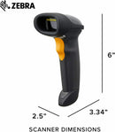 ZEBRA LS2208 Digital Handheld Barcode Scanner - LS2208-SR20007R